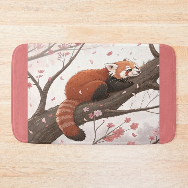 Item preview, Sleeping Red Panda on Branch Artwork  designed and sold by NivyasArtistry.