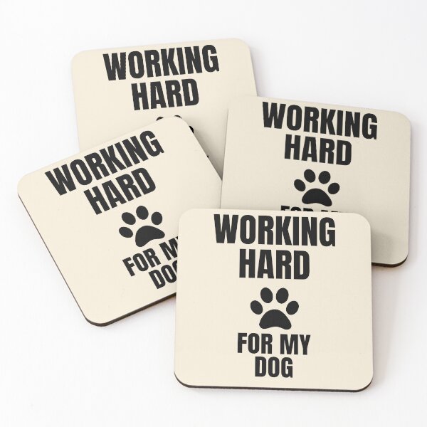 Item preview, Working Hard For My Dog Vintage Dog Lover Graphic designed and sold by Uvclick.