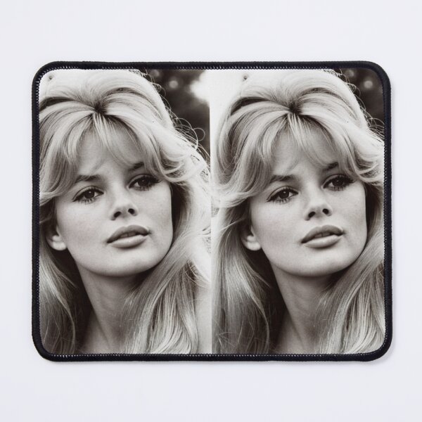 Item preview, Character - Portrait Black and White Bouffant Hairstyle Emblematic designed and sold by Beat-It.