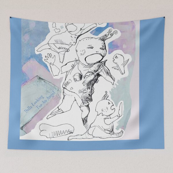 Item preview, Dolls Looking For An Angel  (drawing by ACCI) designed and sold by VanyssaGraphics.