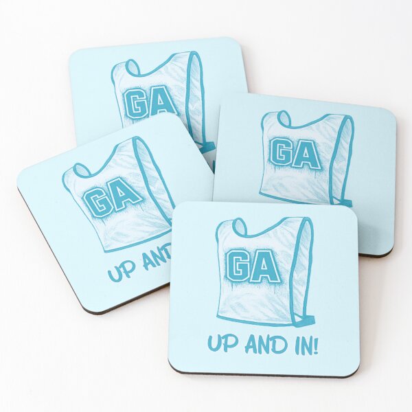 Item preview, GA Goal Attack - Netball -Up and In! designed and sold by Hello Bee Bee.
