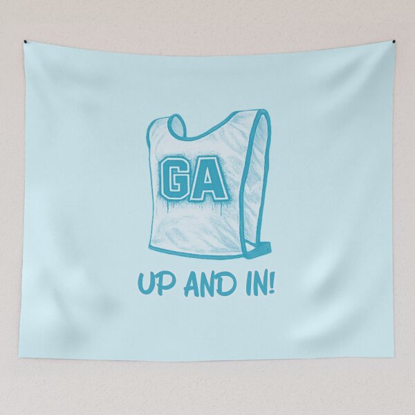 Item preview, GA Goal Attack - Netball -Up and In! designed and sold by Hello Bee Bee.