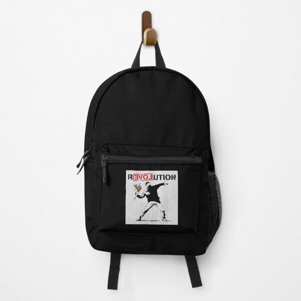 Item preview, Banksy Flower Thrower REVOLution on Concrete Wall designed and sold by Kaibosh21.