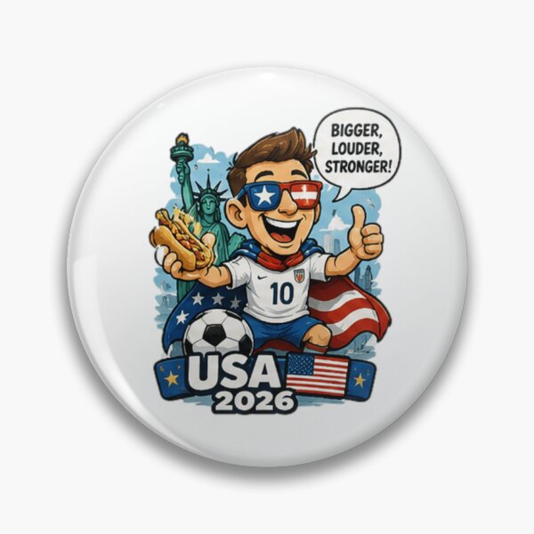 Item preview, USA 2026 Soccer Fan Sticker designed and sold by Pixanova.