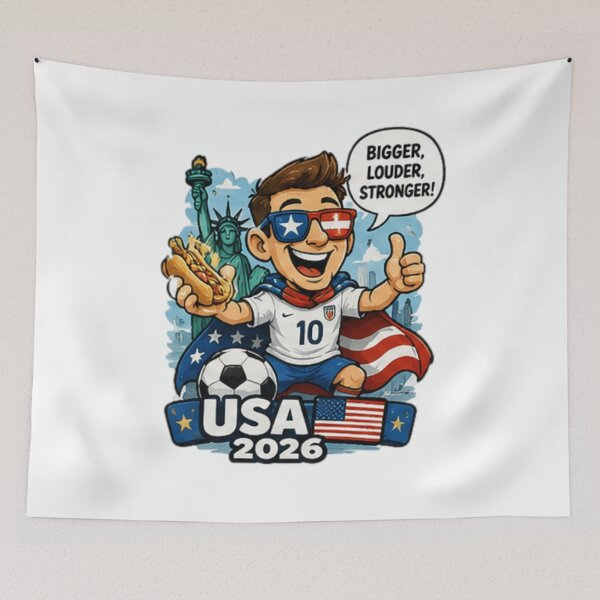 Item preview, USA 2026 Soccer Fan Sticker designed and sold by syndia2209.