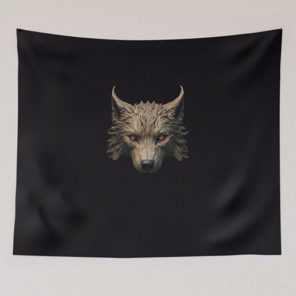 Item preview, She-Wolf Emerging From Cathedral Archway designed and sold by GeoWhimsy Studio.