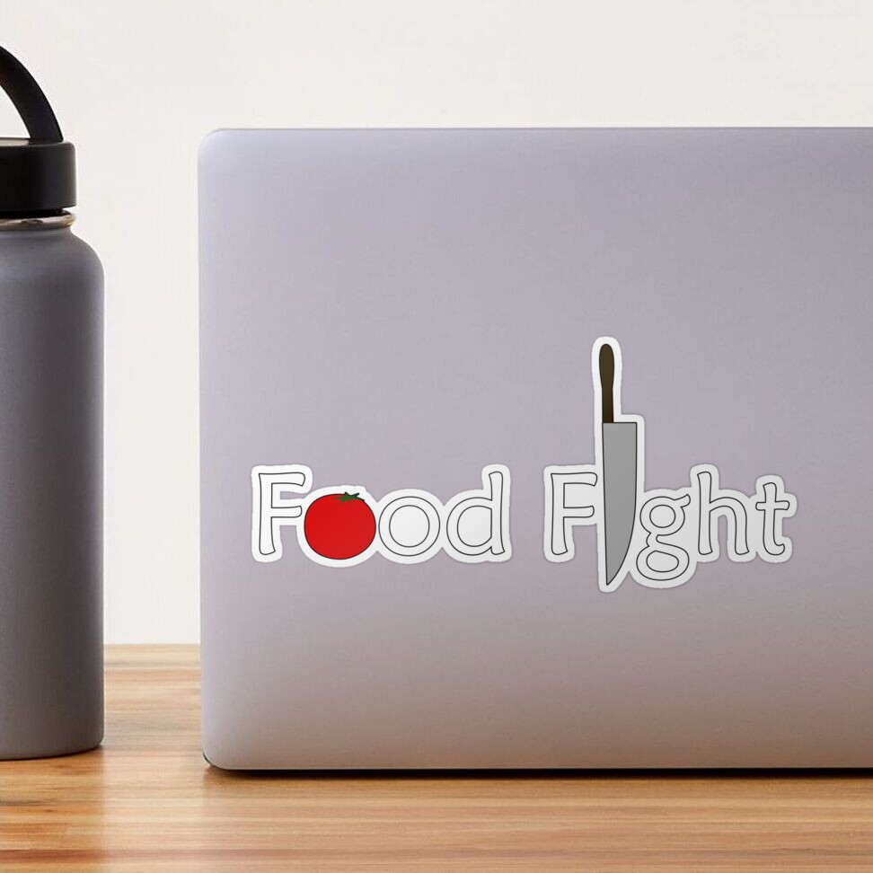 Food Fight. Sticker