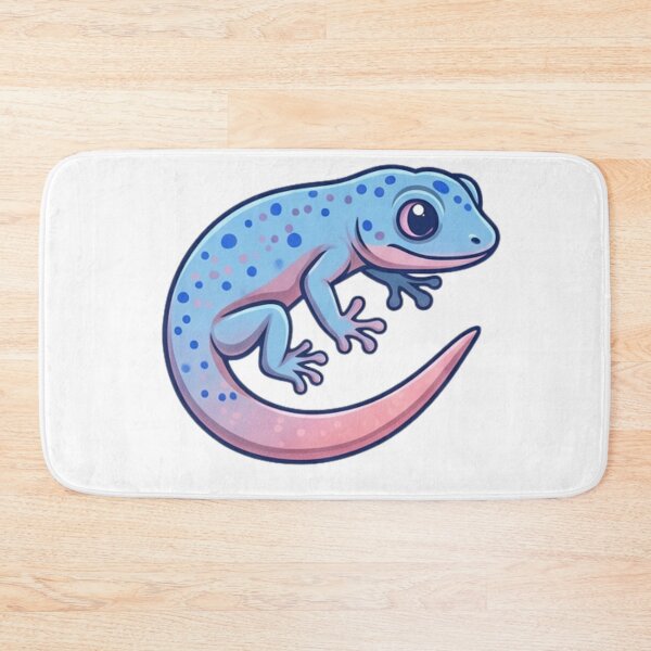 Item preview, Pastel Blue Gecko Cute Reptile Sticker designed and sold by HoneyBreezeCo.