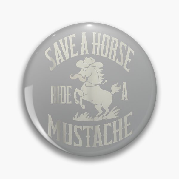 Item preview, Save A Horse Ride A Mustache Tank Top designed and sold by GreggRoss.