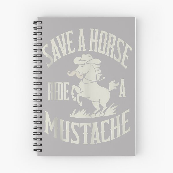 Item preview, Save A Horse Ride A Mustache Tank Top designed and sold by GreggRoss.