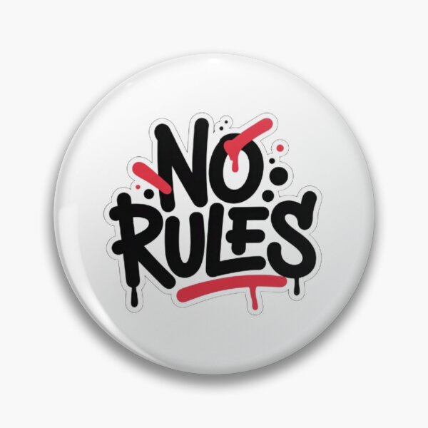 Item preview, No Rules Graffiti Typography Design | Urban Street Art Sticker designed and sold by vvcreativedesigns.