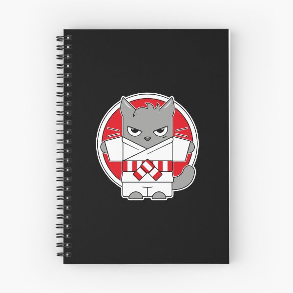 Item preview, Red White Belt Judo Cat designed and sold by eve streets.
