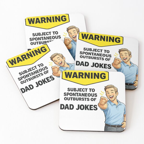 Item preview, Warning: Dad Jokes Ahead designed and sold by nncreator.