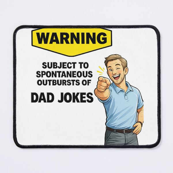 Item preview, Warning: Dad Jokes Ahead designed and sold by nncreator.