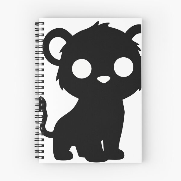 Item preview, Chibi Baby Lion Cub Silhouette SVG - Cute Minimalist Safari Jungle Animal Clipart - Big Eyes Wildcat Vector PNG Sticker for Nursery Wall Decal designed and sold by BestChoiceService.