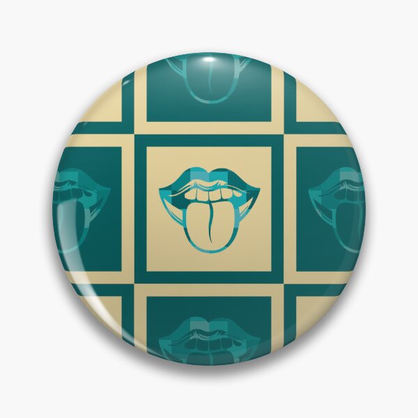 Item preview, Tongue Pop Art – Retro Teal Graphic Illustration designed and sold by StefanStudioArt.