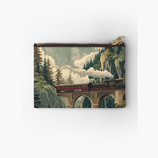 Item preview, Vintage steam train railway  designed and sold by gaylelyons.