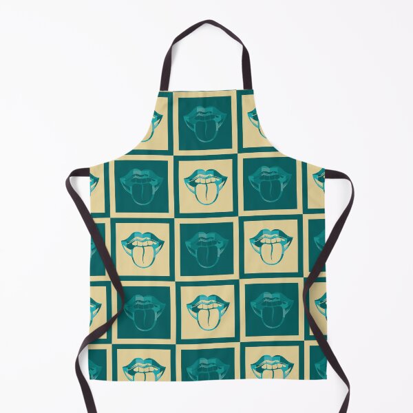 Item preview, Tongue Pop Art – Retro Teal Graphic Illustration designed and sold by StefanStudioArt.