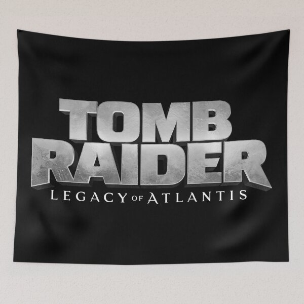 Item preview, Tomb Raider Legacy of Atlantis white Logo designed and sold by J's Models.