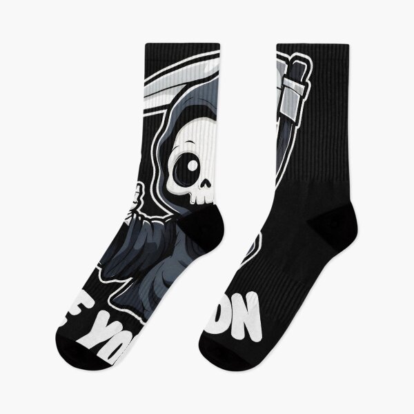 Item preview, See You Soon Grim Reaper Goth Halloween Spooky designed and sold by LysiTHWIP.