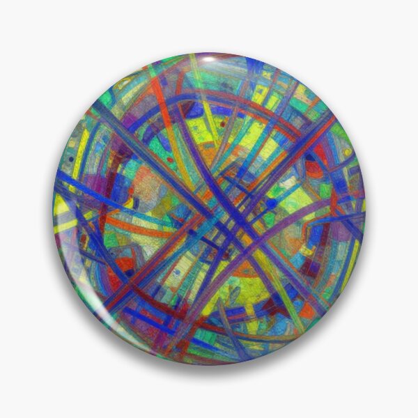 Item preview, Vivid Kaleidoscopic Tangle designed and sold by RandomWalker.
