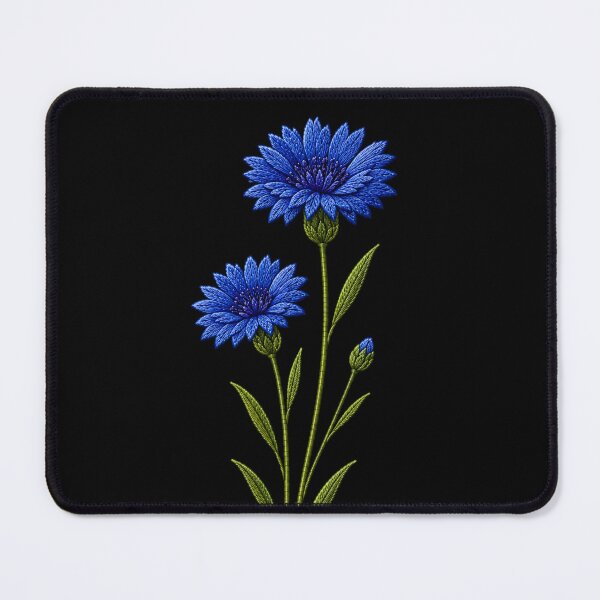 Item preview, Blue Cornflower Embroidery designed and sold by ColorSplash123.