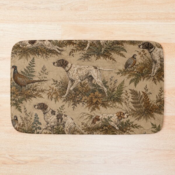 Item preview, Vintage Hunting Dogs & Game Birds Pattern designed and sold by TammyHunterArt.