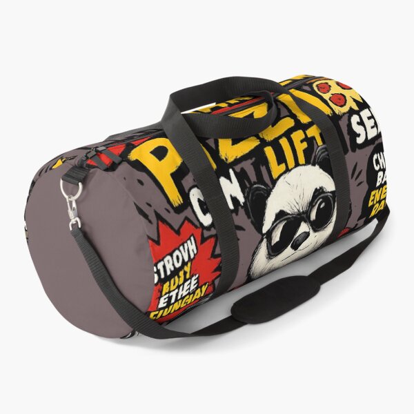 Item preview, Funny Gym Panda Pizza Lover Lift Hard Eat Harder designed and sold by mr.bardook.
