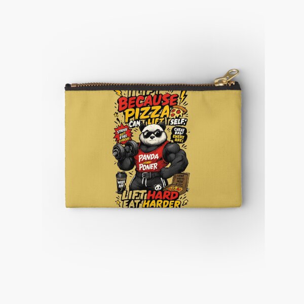 Item preview, Funny Gym Panda Pizza Lover Lift Hard Eat Harder designed and sold by mr.bardook.