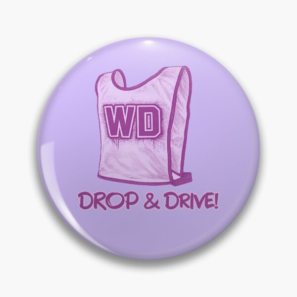 Item preview, WD Wing Defence - Netball - Drop and Drive!  designed and sold by Hello Bee Bee.
