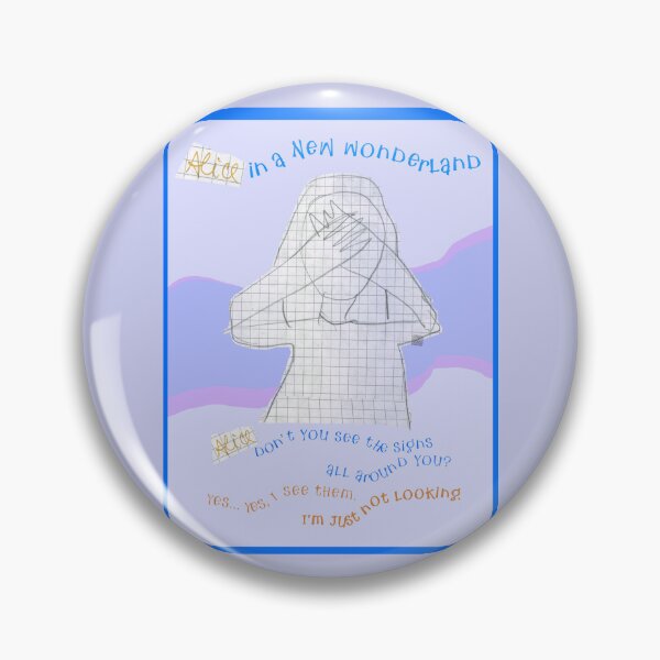 Item preview, Alice in A New Wonderland (pencil drawing by ACCI) Don't You See The Signs designed and sold by VanyssaGraphics.