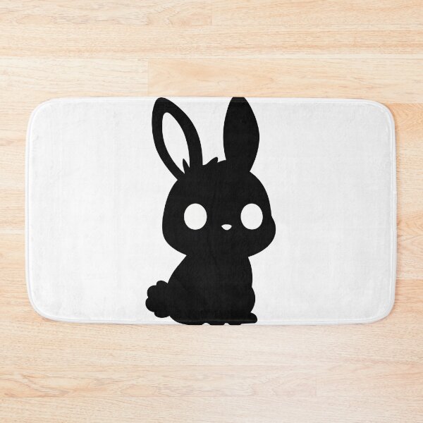 Item preview, Kawaii Bunny Silhouette SVG - Cute Minimalist Easter Rabbit Clipart - Woodland Forest Animal Vector PNG Sticker for Nursery Craft designed and sold by BestChoiceService.