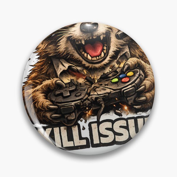 Item preview, Skill Issue Funny Gamer Raccoon Meme designed and sold by DryHumorPrints.