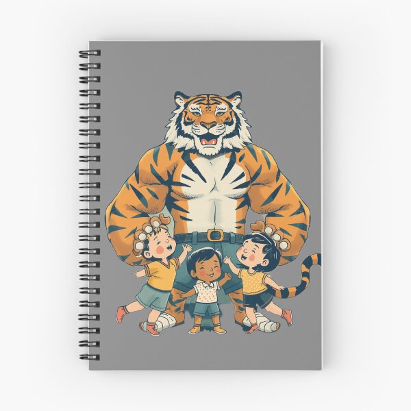 Item preview, Cute Tiger With Kids Family designed and sold by aminomen.
