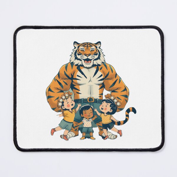 Item preview, Cute Tiger With Kids Family designed and sold by aminomen.