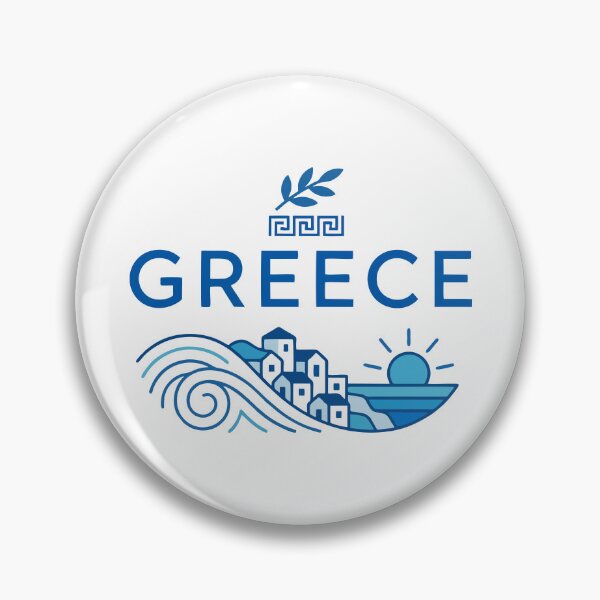 Item preview, Greek Summer Horizon - Aegean Blue Coastal Art designed and sold by angelisart.