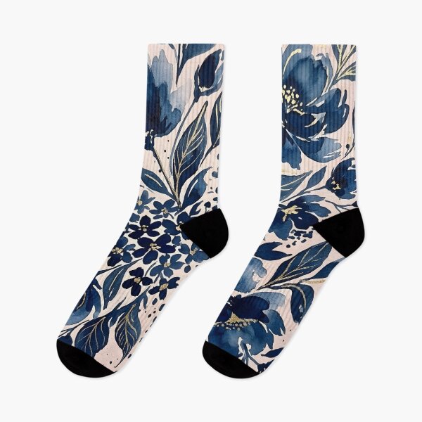 Item preview, Navy Floral  designed and sold by GraphicsClub.