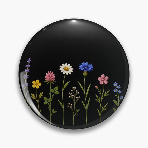 Item preview, Wildflower Meadow Embroidery designed and sold by ColorSplash123.