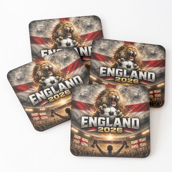 Item preview, England 2026 Football Fan Design | Coming Home Lion Soccer Supporter Graphic designed and sold by Winetastic-Art.