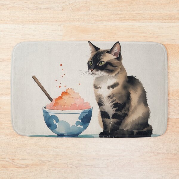 Item preview, Cats and strawberry shaved ice designed and sold by LEO'S CREATURE　れおずくりーちゃー.