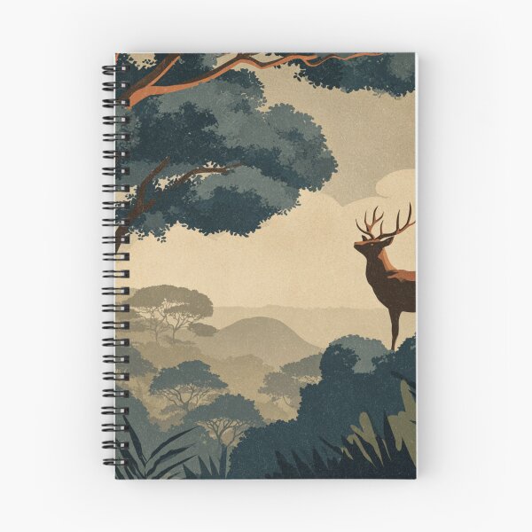 Item preview, Retro national park deer art designed and sold by gaylelyons.