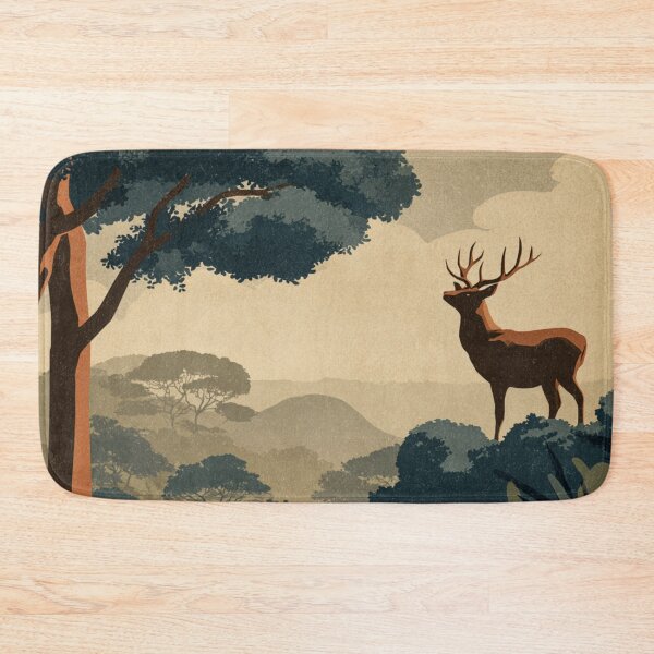 Item preview, Retro national park deer art designed and sold by gaylelyons.