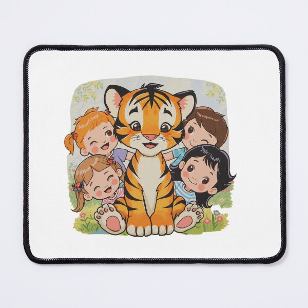 Item preview, Cute Tiger With Kids Family designed and sold by aminomen.