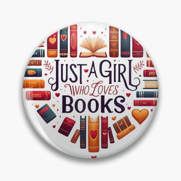 Item preview, Cute Just A Girl Who Loves Books - Heart Shape Reader T-Shirt designed and sold by kakashii7.