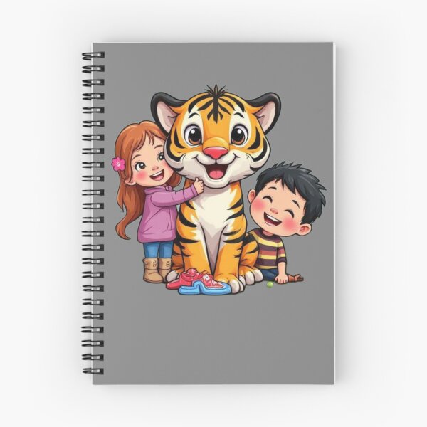 Item preview, Cute Tiger With Kids Family designed and sold by aminomen.