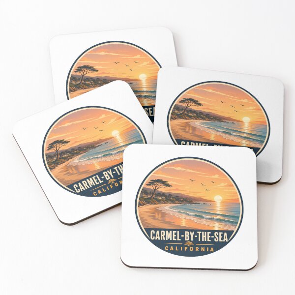 Item preview, Carmel-by-the-Sea California: Coastal Cliffs & Ocean Waves designed and sold by CircinusStore.