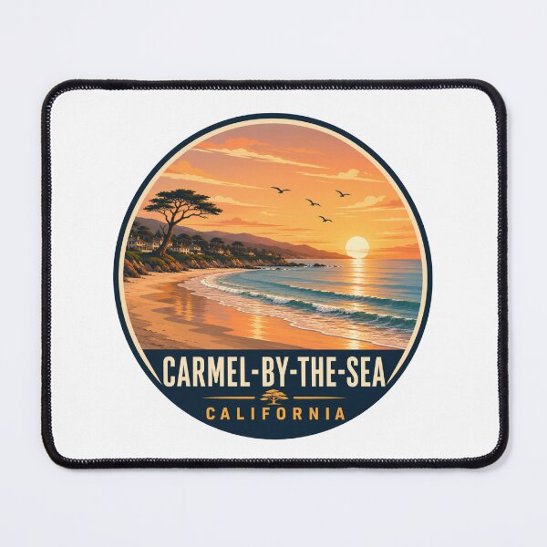 Item preview, Carmel-by-the-Sea California: Coastal Cliffs & Ocean Waves designed and sold by CircinusStore.