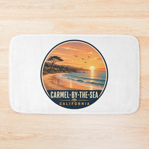 Item preview, Carmel-by-the-Sea California: Coastal Cliffs & Ocean Waves designed and sold by CircinusStore.