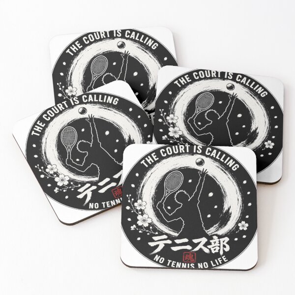 Item preview, No Tennis No Life – Japanese Sumi-e Tennis Club art designed and sold by Locker39.