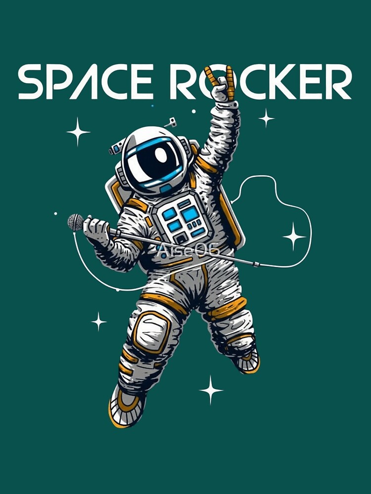 Thumbnail 3 of 3, Scarf, Space Rocker designed and sold by Aise06.